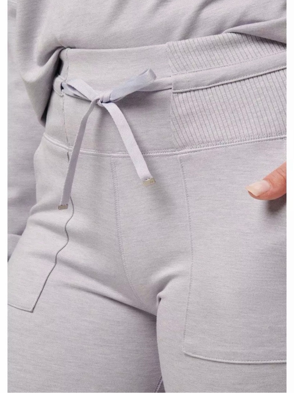 Travis Mathew High-Rise Rib Waist Drawstring Biker Shorts